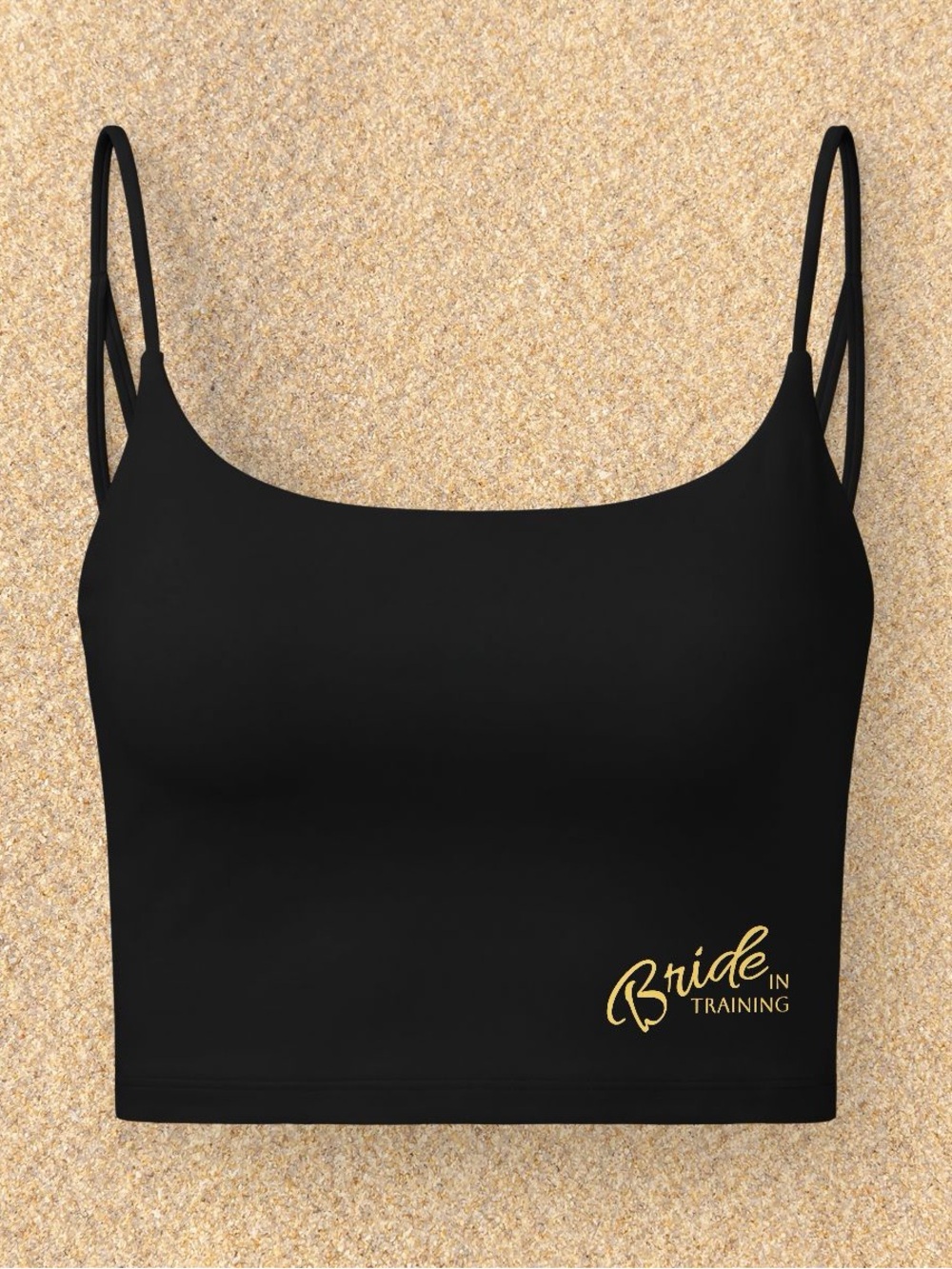 Bride in Training Black Athleisure Set